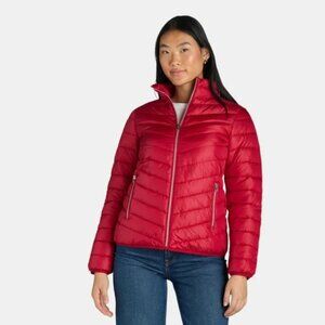 Big Chill Women’s Plus Packable Puffer Jacket, Midweight, Size 3x